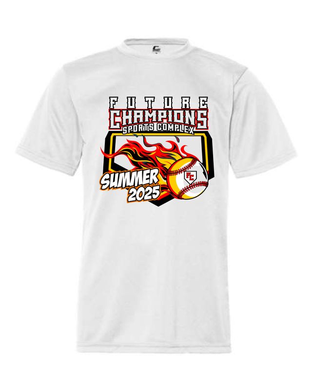 FC-5100 WHITE DRI-FIT T-SHIRT (FRONT &amp; BACK PRINT)