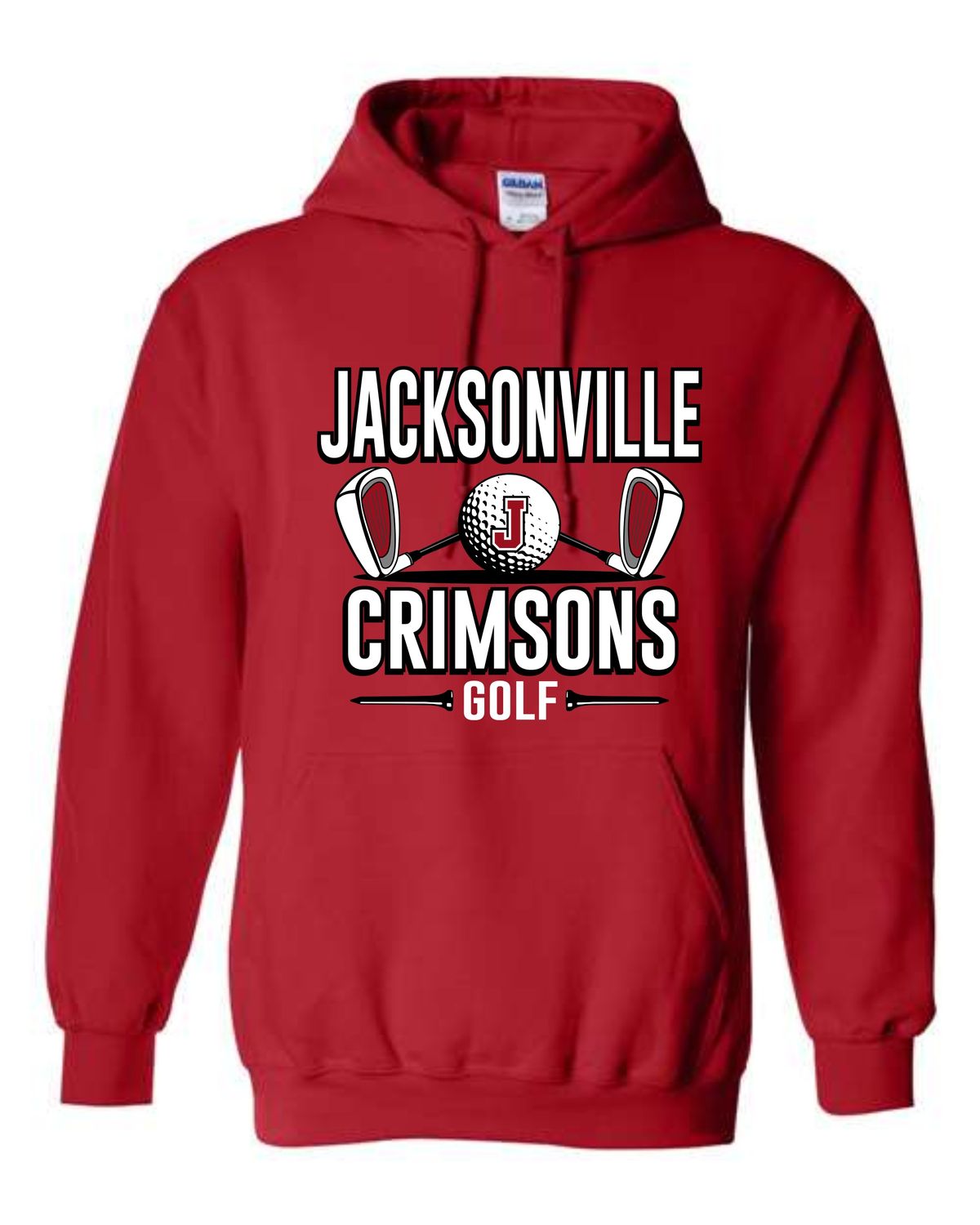 CRIMSONS GOLF-18500 RED PULLOVER HOODIE