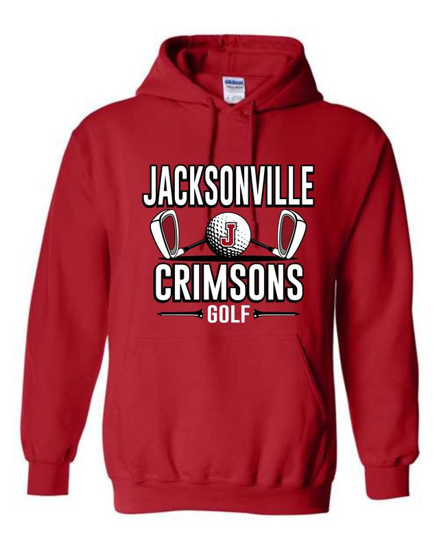 CRIMSONS GOLF-18500 RED PULLOVER HOODIE
