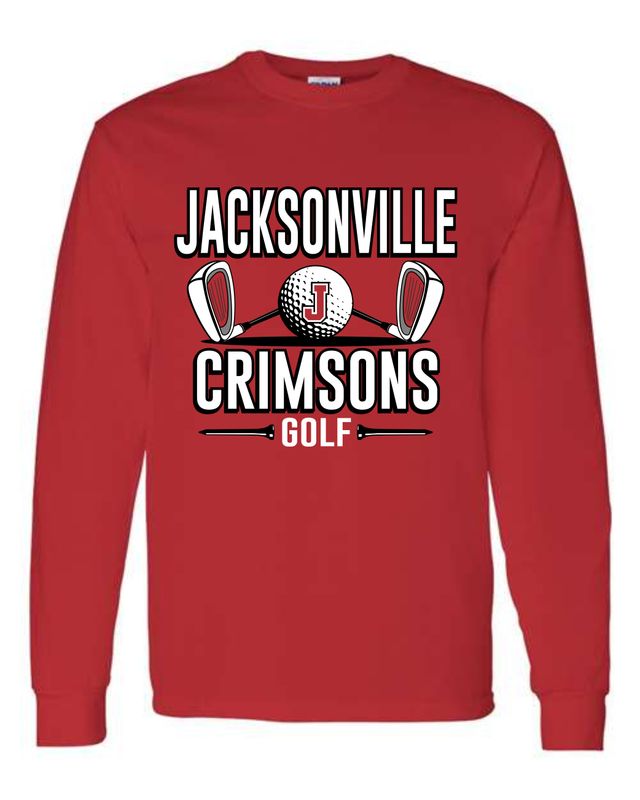 CRIMSONS GOLF-5400 RED UNI-SEX  LONG SLEEVE-T