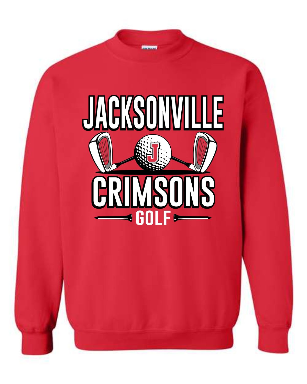 CRIMSONS GOLF-18000 RED CREW NECK SWEATSHIRT