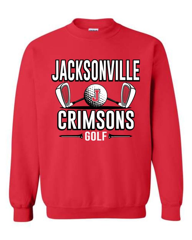 CRIMSONS GOLF-18000 RED CREW NECK SWEATSHIRT