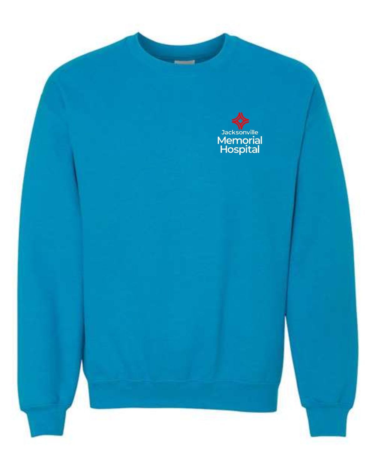 JMH-18000 SAPPHIRE CREW NECK SWEAT SHIRT (FRONT &amp; BACK PRINT)