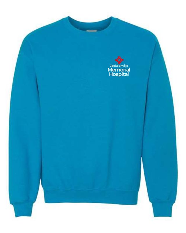 JMH-18000 SAPPHIRE CREW NECK SWEAT SHIRT (FRONT &amp; BACK PRINT)
