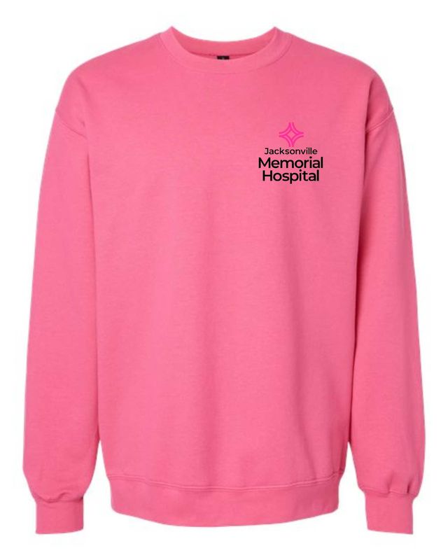 JMH-SF000 PINK LEMONADE CREW NECK SWEAT SHIRT (FRONT &amp; BACK PRINT)
