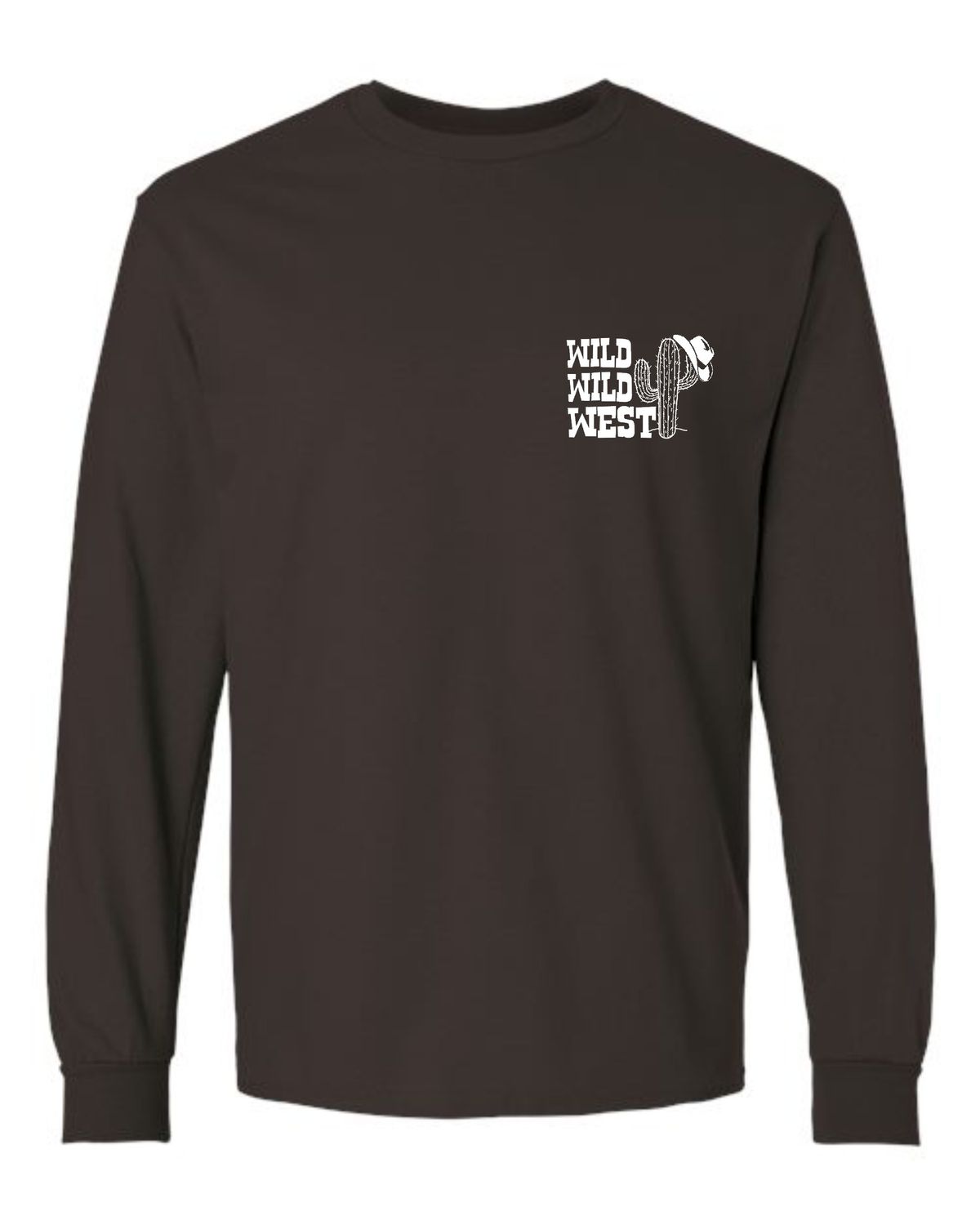 JHS MARCHING BAND-2400 DARK CHOCOLATE LONG SLEEVE-T