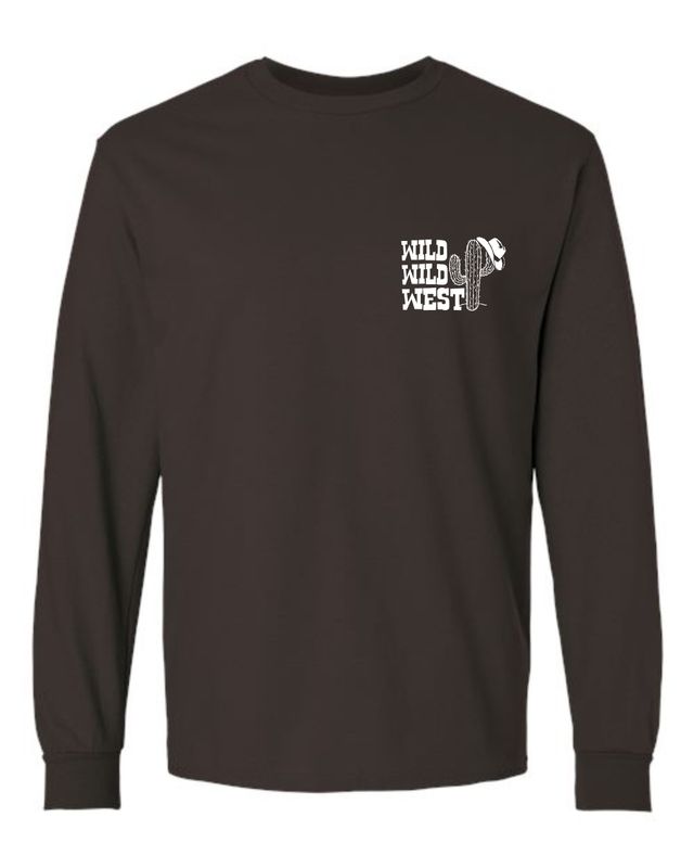JHS MARCHING BAND-2400 DARK CHOCOLATE LONG SLEEVE-T