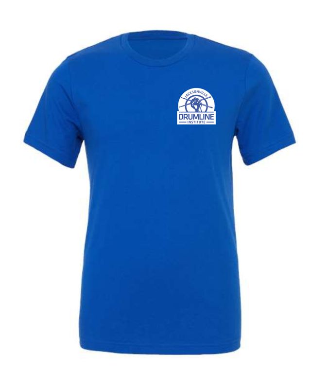 DRUMLINE-3200 BLUE SOFT STYLE-T / FRONT &amp; BACK PRINT