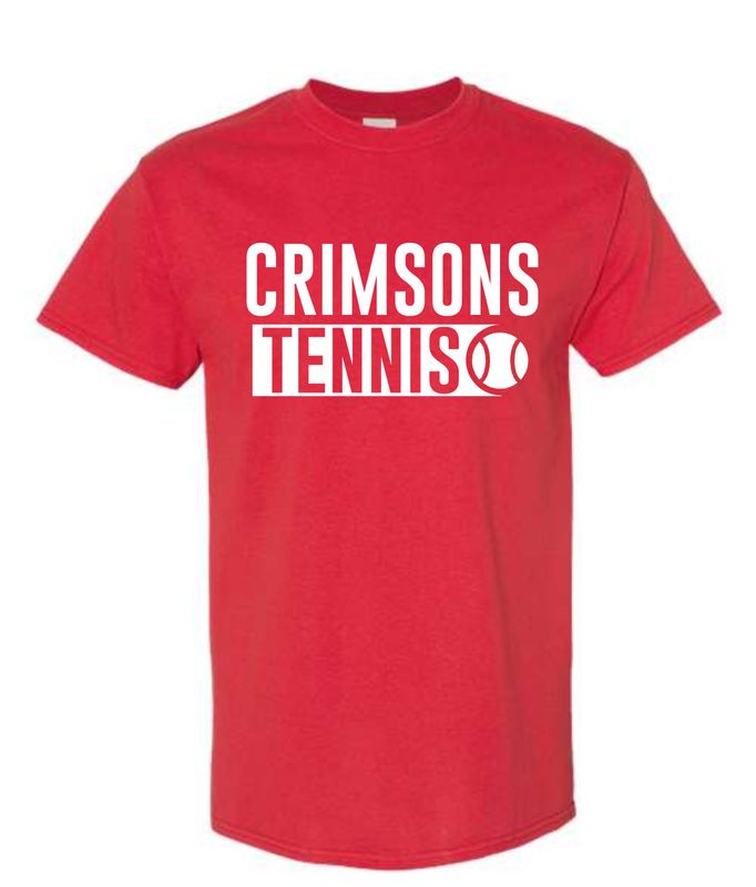 JHS TENNIS-5000 RED UNI-SEX T-SHIRT