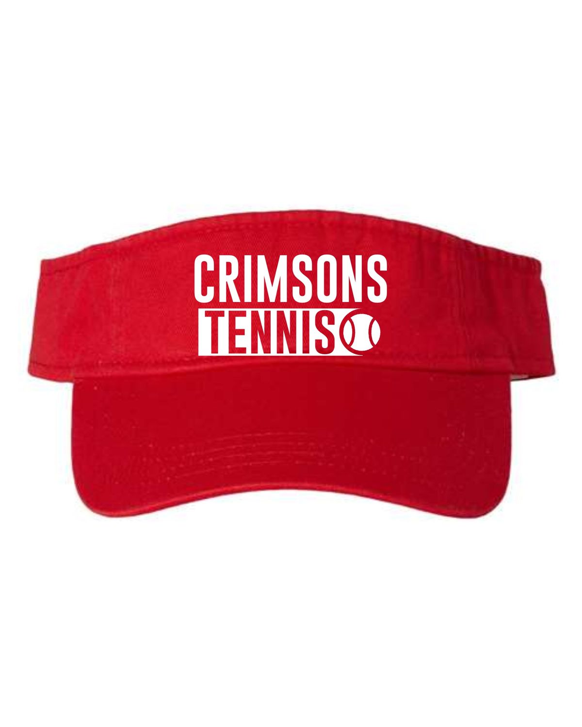 JHS TENNIS-VC500 RED ADJUSTABLE VISOR