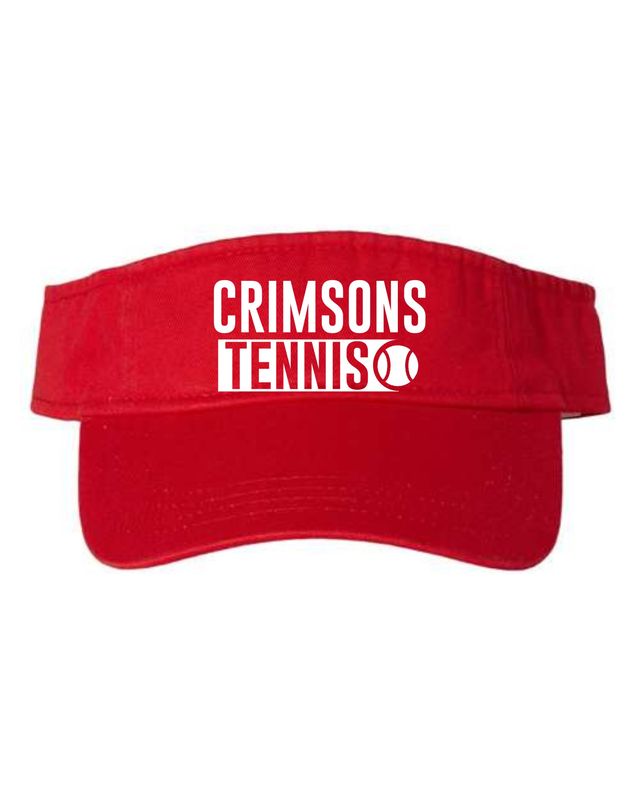 JHS TENNIS-VC500 RED ADJUSTABLE VISOR