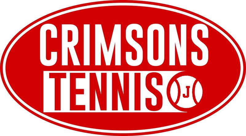JHS TENNIS-RED CAR DECAL 3&quot; TALL x 5.5&quot; WIDE