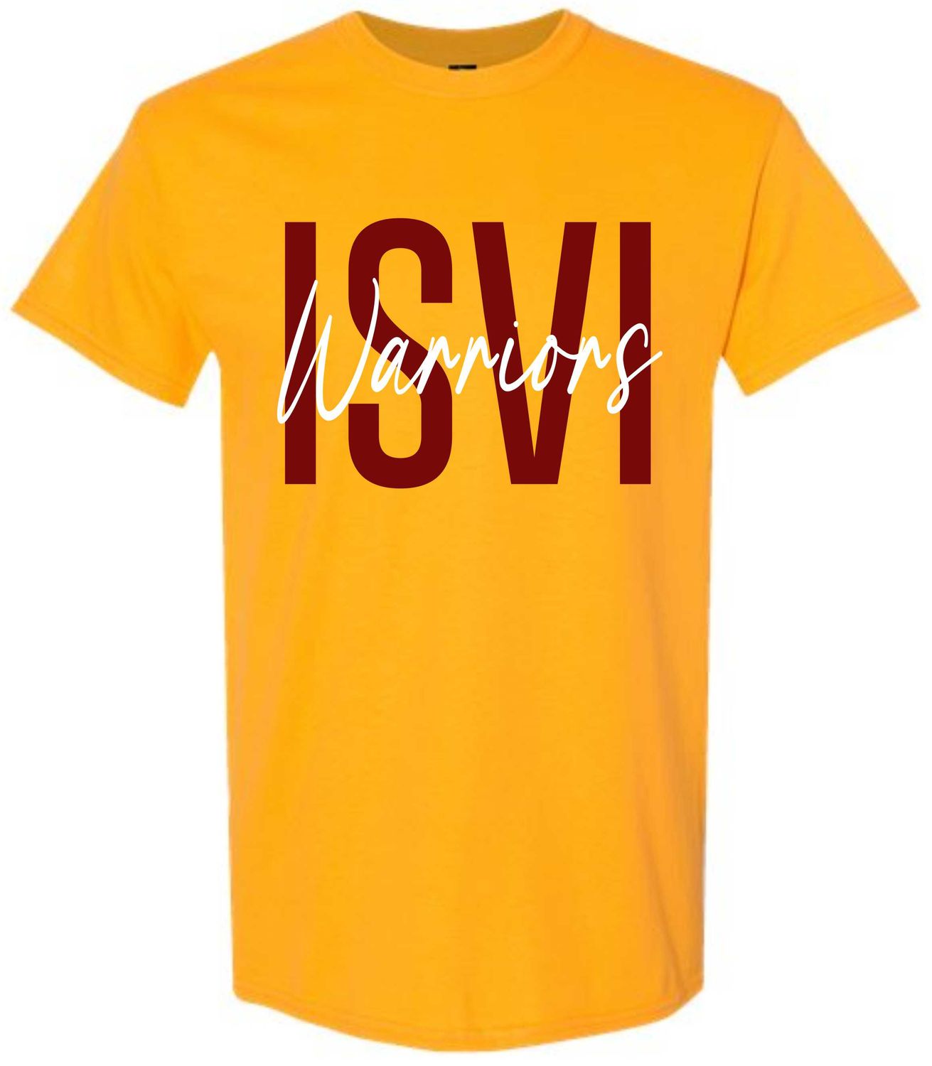 ISVI WARRIORS-5000 GOLD UNI-SEX T-SHIRT
