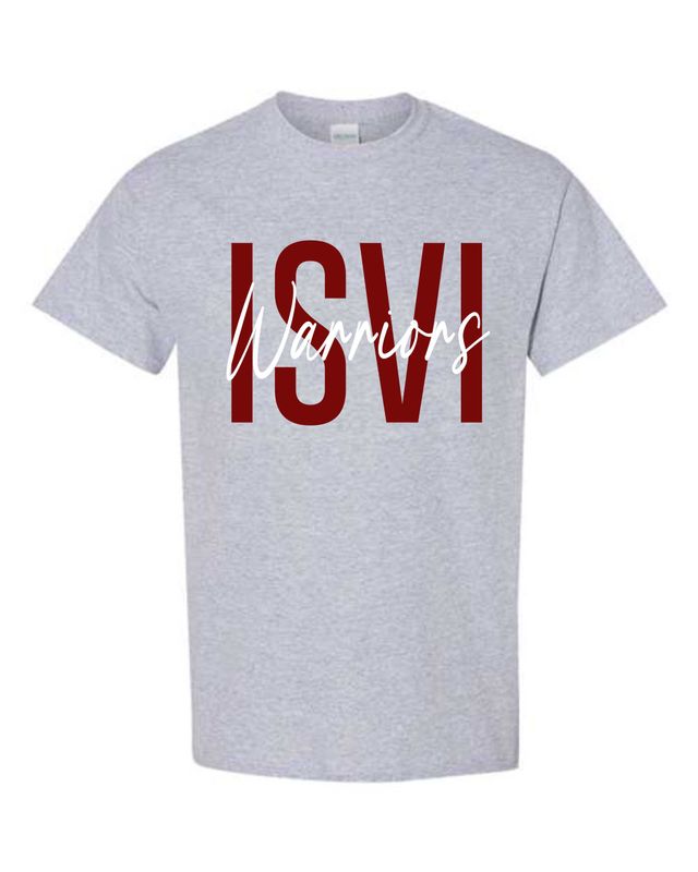 ISVI WARRIORS-5000 SPORT GREY UNI-SEX T-SHIRT