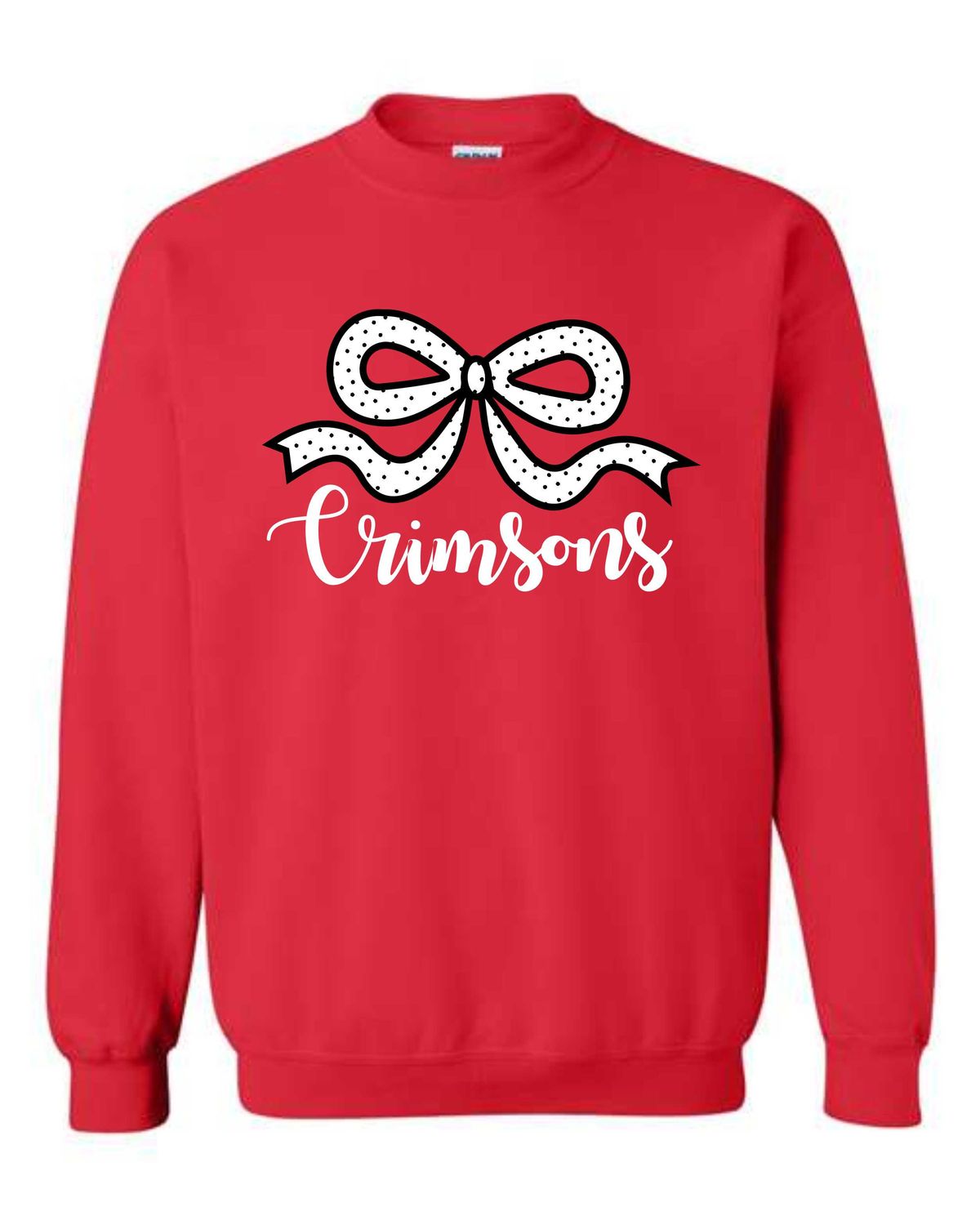 JMS FALL-18000 RED CRIMSONS / CREWNECK SWEATSHIRT
