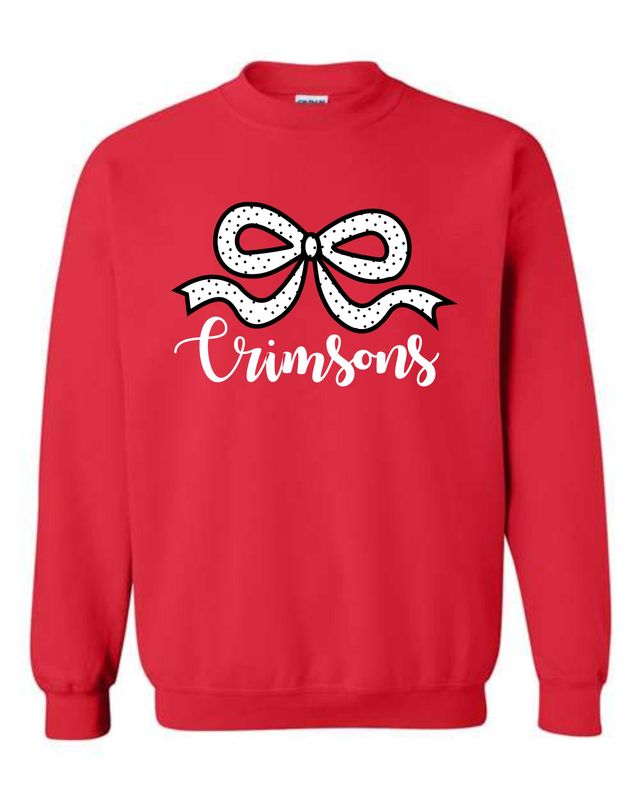 JMS FALL-18000 RED CRIMSONS / CREWNECK SWEATSHIRT