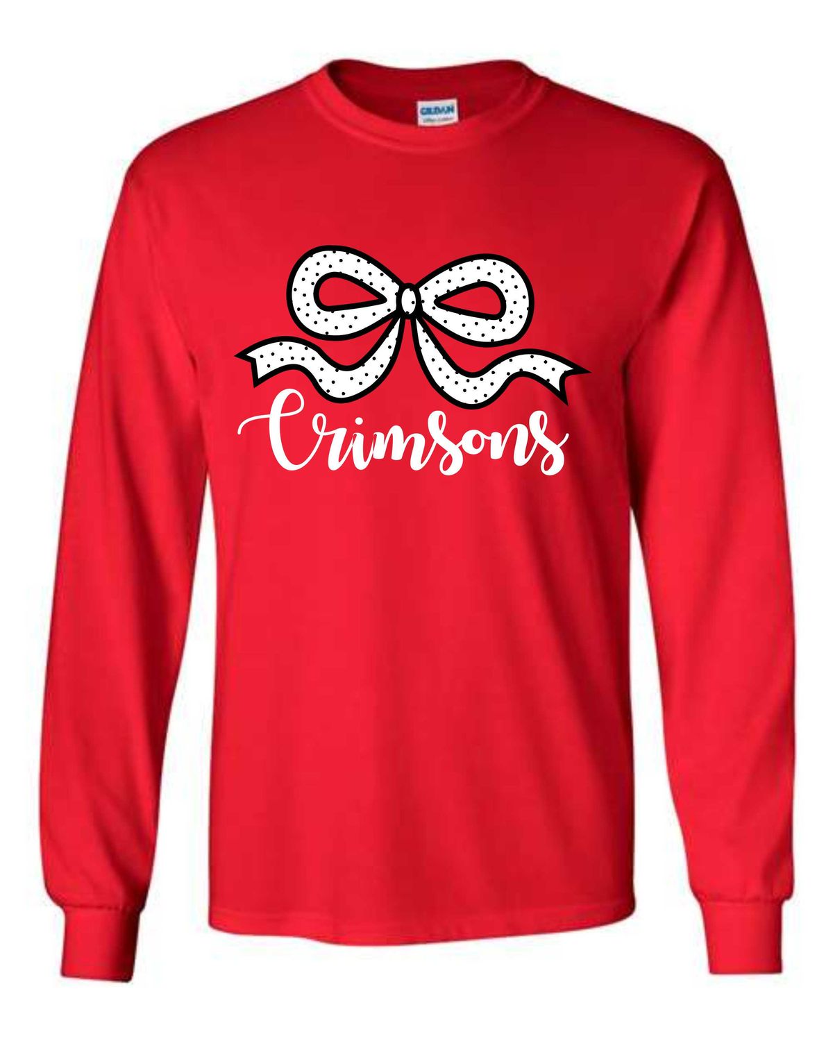 JMS FALL-5400 RED CRIMSONS / LONG SLEEVE-T