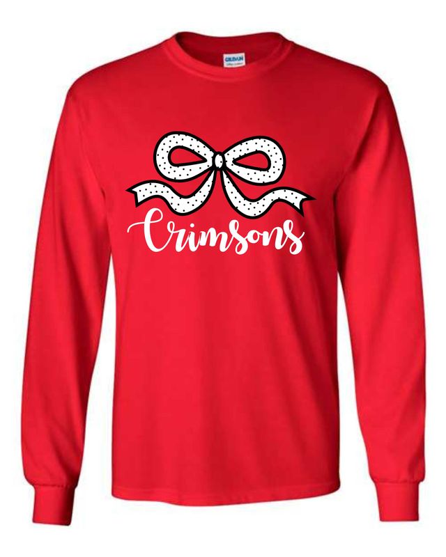 JMS FALL-5400 RED CRIMSONS / LONG SLEEVE-T