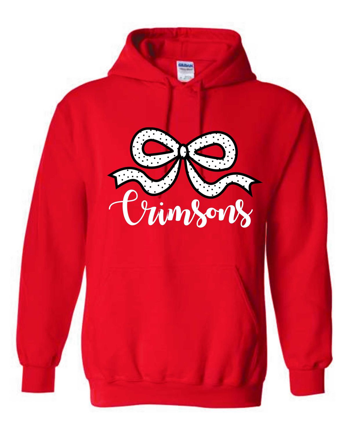JMS FALL-18500 RED CRIMSONS / PULLOVER HOODIE
