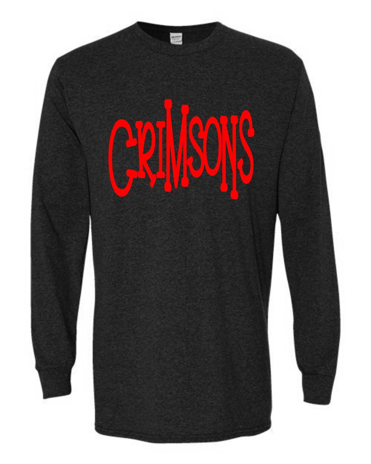 JMS FALL-5400 BLACK CRIMSONS (RED) / LONG SLEEVE-T