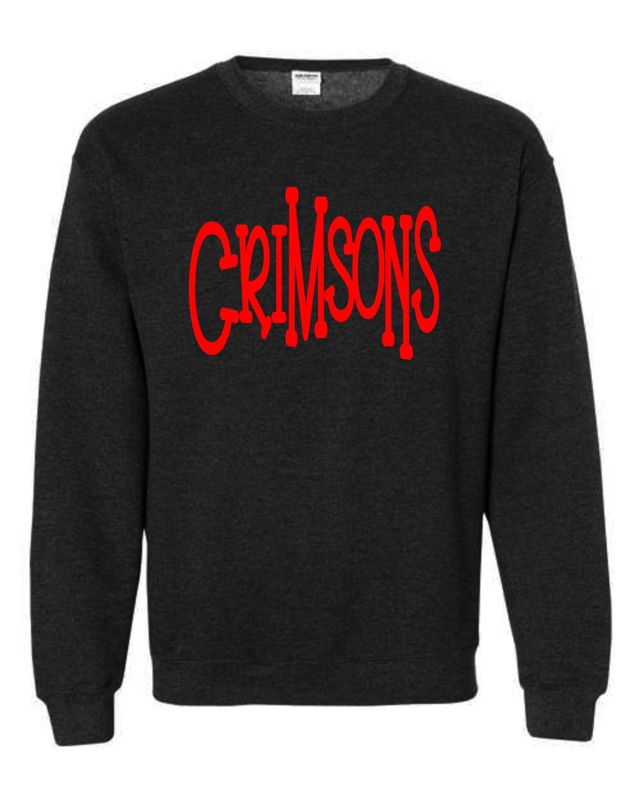 JMS FALL-18000 BLACK CRIMSONS (RED) / CREWNECK SWEATSHIRT