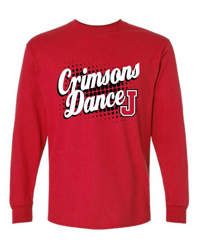 JMS DANCE FALL-5400 RED LONG SLEEVE-T