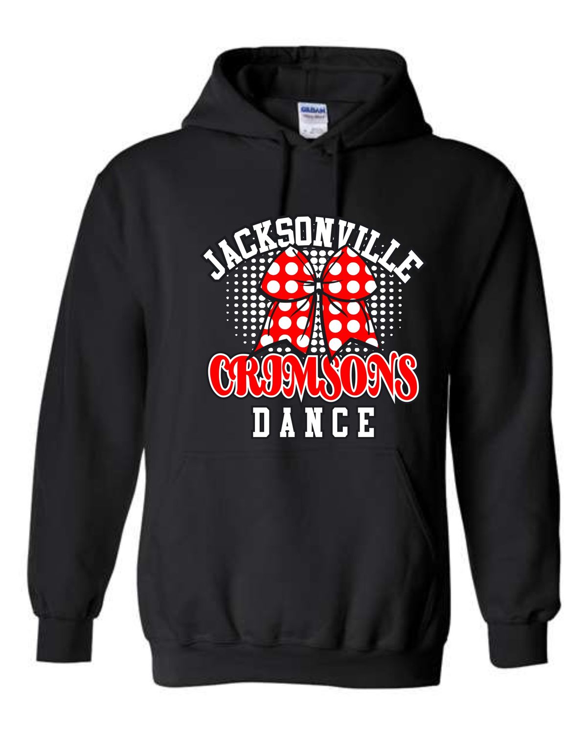 JMS DANCE FALL-18500 BLACK PULLOVER HOODIE