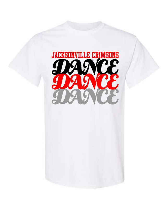 JMS DANCE FALL-5000 WHITE UNI-SEX T-SHIRT