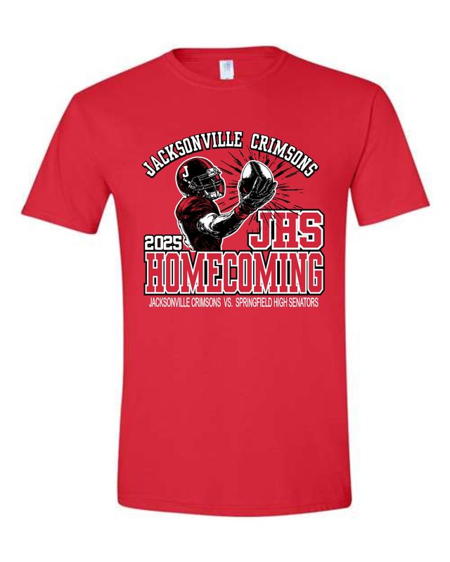 HOMECOMING JHS FOOTBALL-64000 RED SOFT STYLE-T