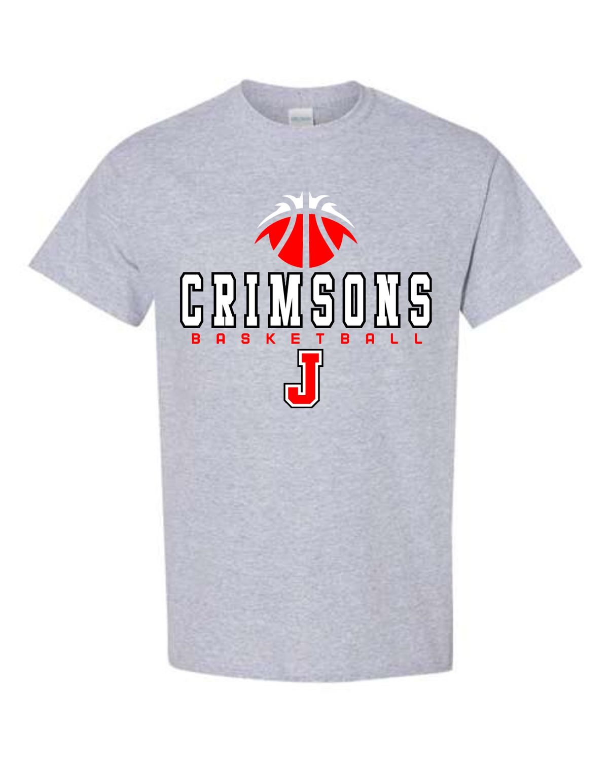 CRIMSONS BASKETBALL-5000 SPORT GRAY UNI-SEX T-SHIRT