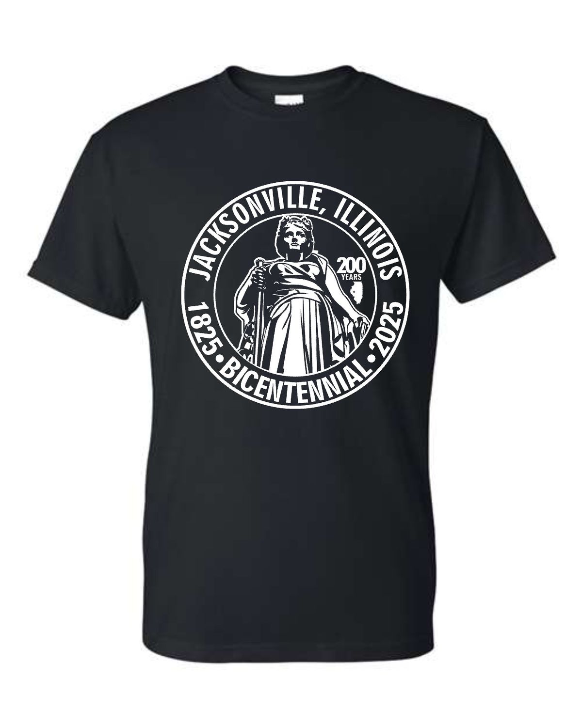 200 YEARS-8000  BLACK Uni-Sex T-SHIRT