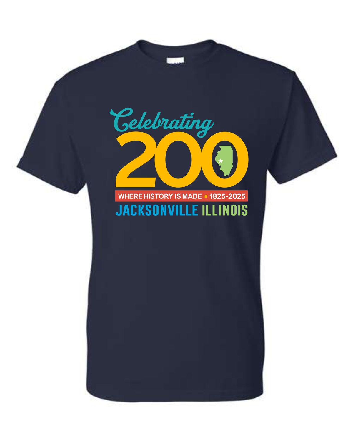 200 YEARS-8000  NAVY Uni-Sex T-SHIRT