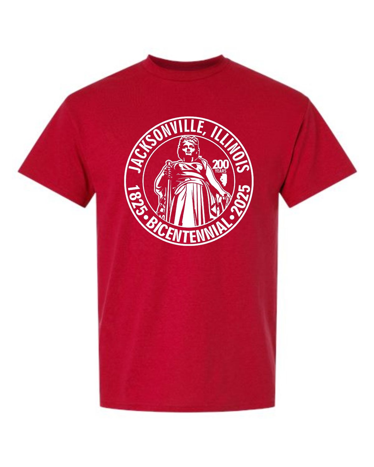 200 YEARS-8000  RED Uni-Sex T-SHIRT