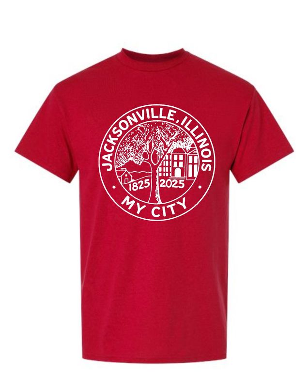 MY CITY-8000  RED Uni-Sex T-SHIRT