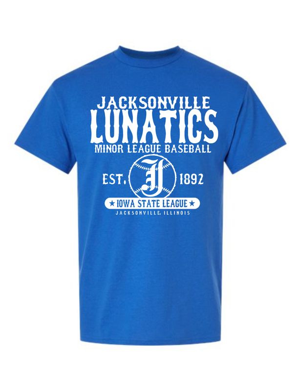 LUNATICS-8000  ROYAL BLUE Uni-Sex T-SHIRT