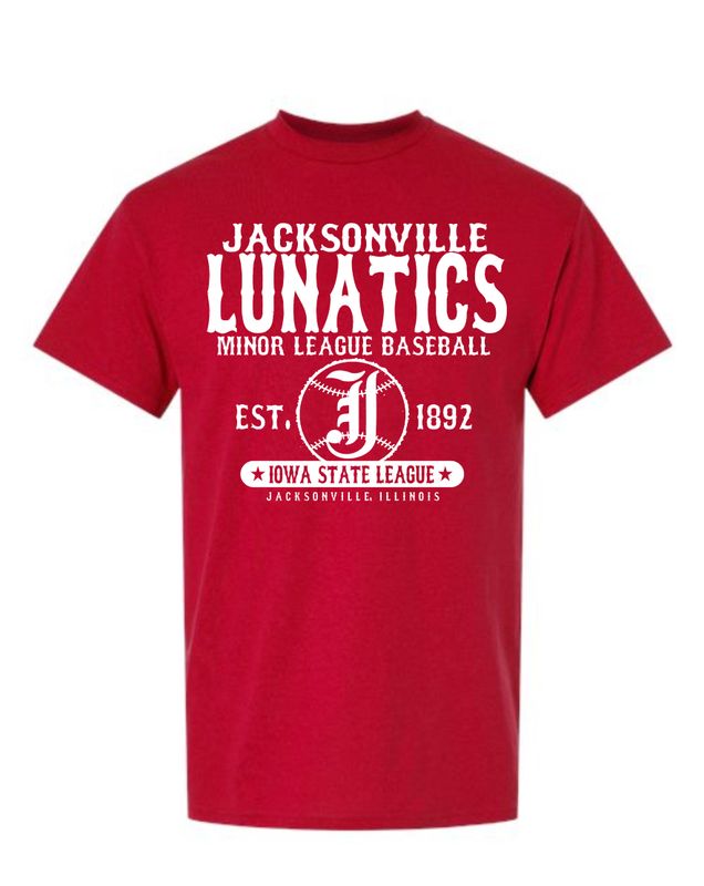 LUNATICS-8000  RED Uni-Sex T-SHIRT