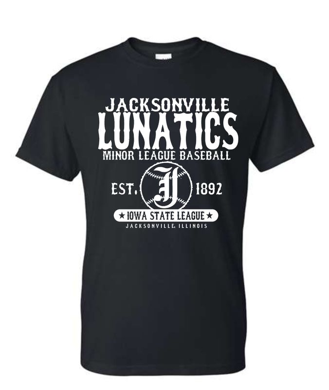 LUNATICS-8000  BLACK Uni-Sex T-SHIRT