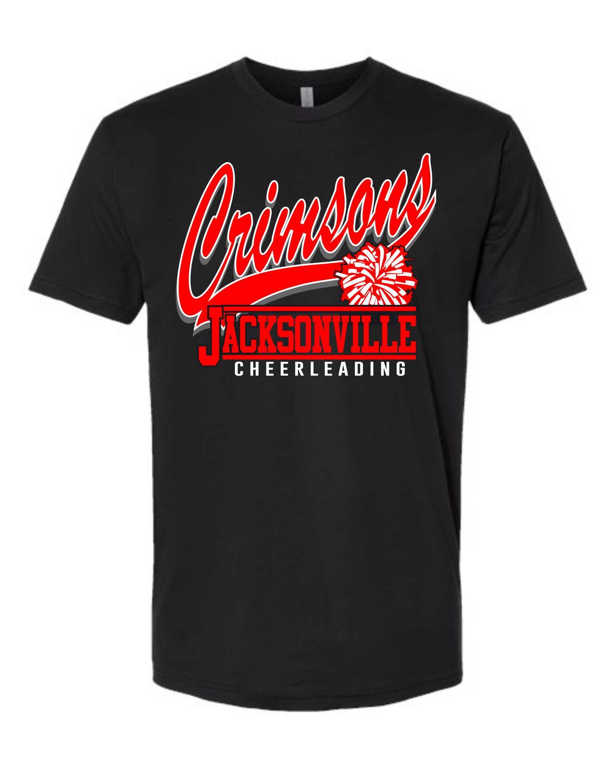 JHS VARSITY CHEER-3600 NEXT LEVEL BLACK SOFT STYLE-T