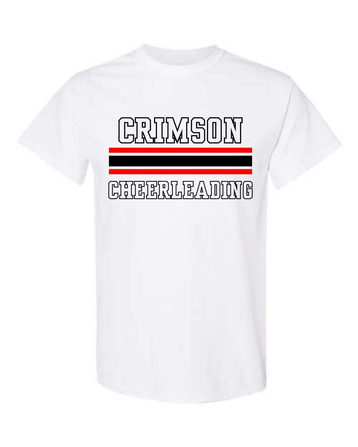 JHS VARSITY CHEER-5000 GILDAN WHITE UNI-SEX T-SHIRT