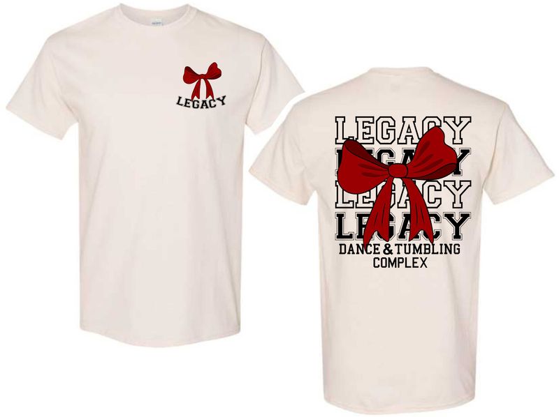 LEGACY DANCE-5000 NATURAL GILDAN UNI-SEX T-SHIRT