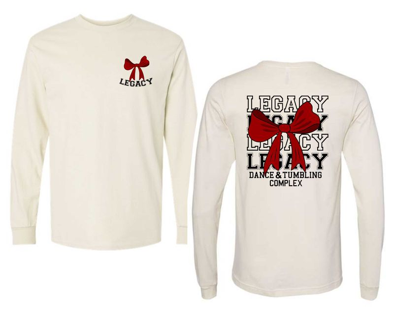 LEGACY DANCE-3501 NATURAL BELLA LONG SLEEVE-T