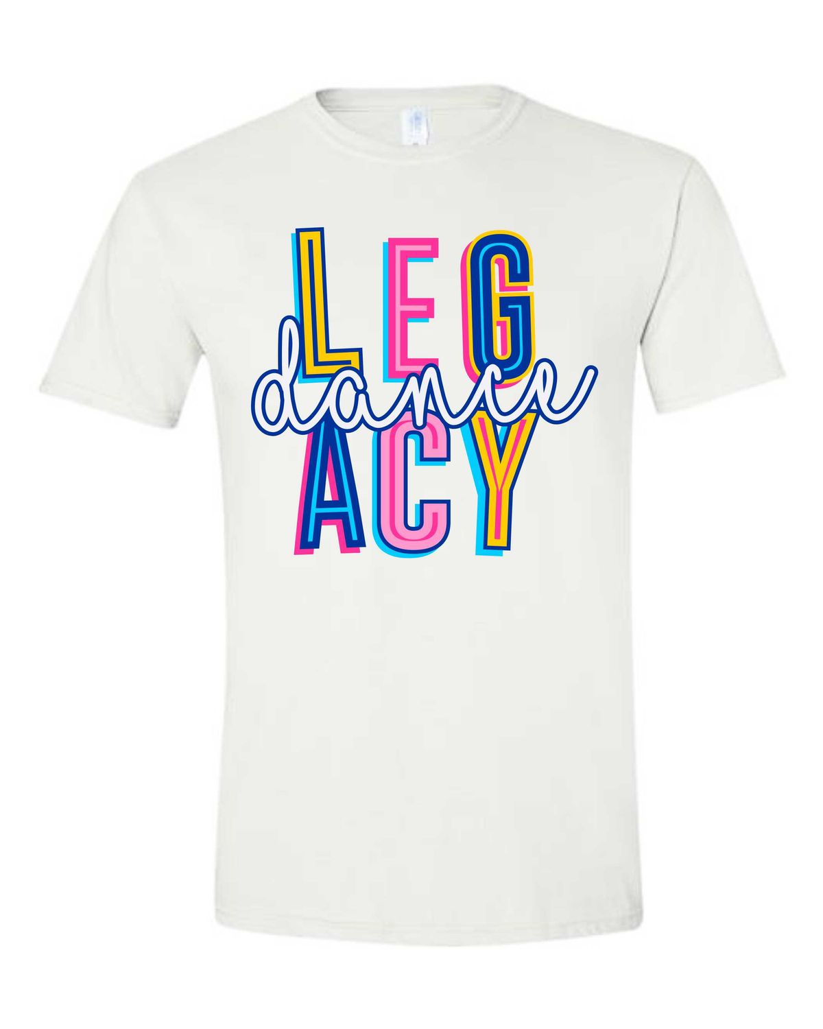 LEGACY DANCE-64000 WHITE GILDAN SOFT STYLE-T