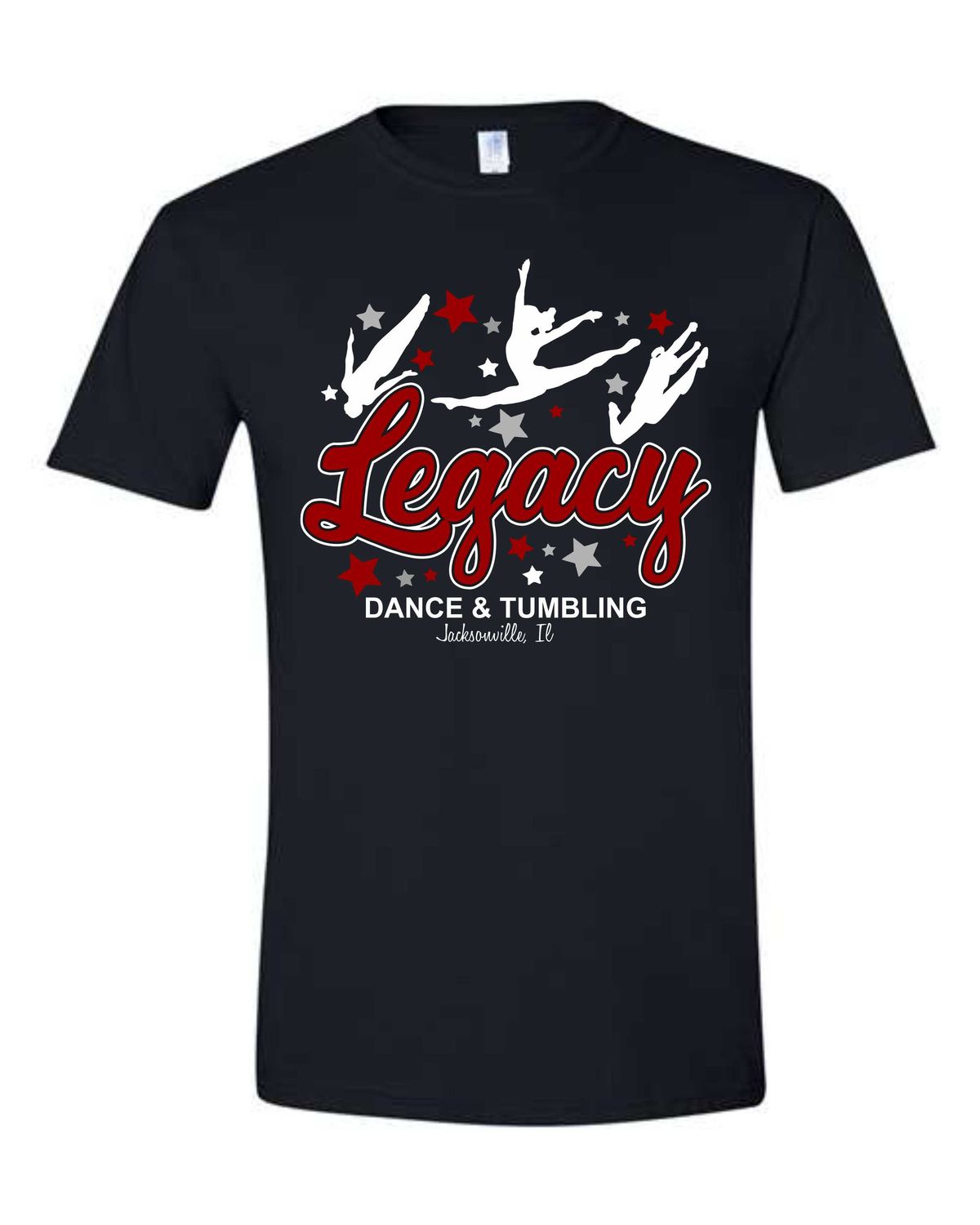 LEGACY DANCE-64000 BLACK GILDAN SOFT STYLE-T
