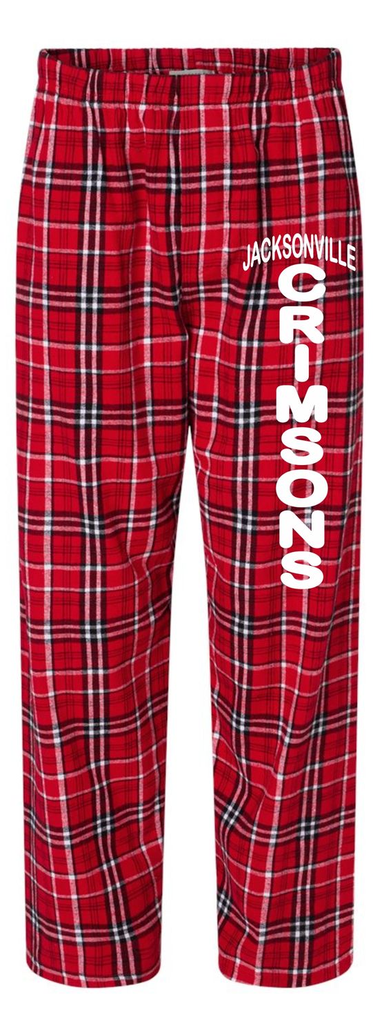 CRIMSON CORNER-BM6624 BOXERCRAFT RED-BLACK-PLAID FLANNEL PANTS