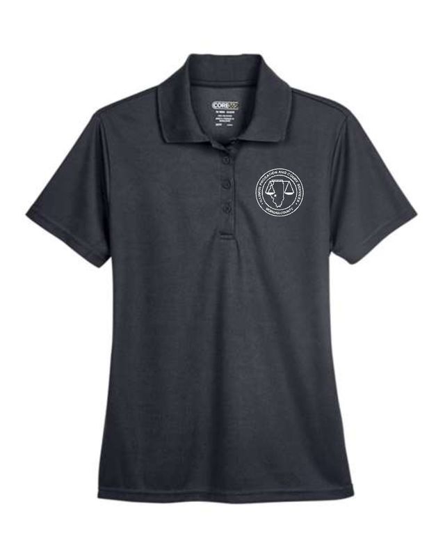 MORGAN COUNTY PROBATION-78181 Women&#39;s Origin Performance Piqué CARBON Polo (EMBROIDERED)