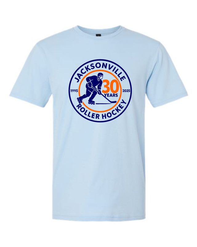 JACKSONVILLE ROLLER HOCKEY-64000 LIGHT BLUE SOFT STYLE-T
