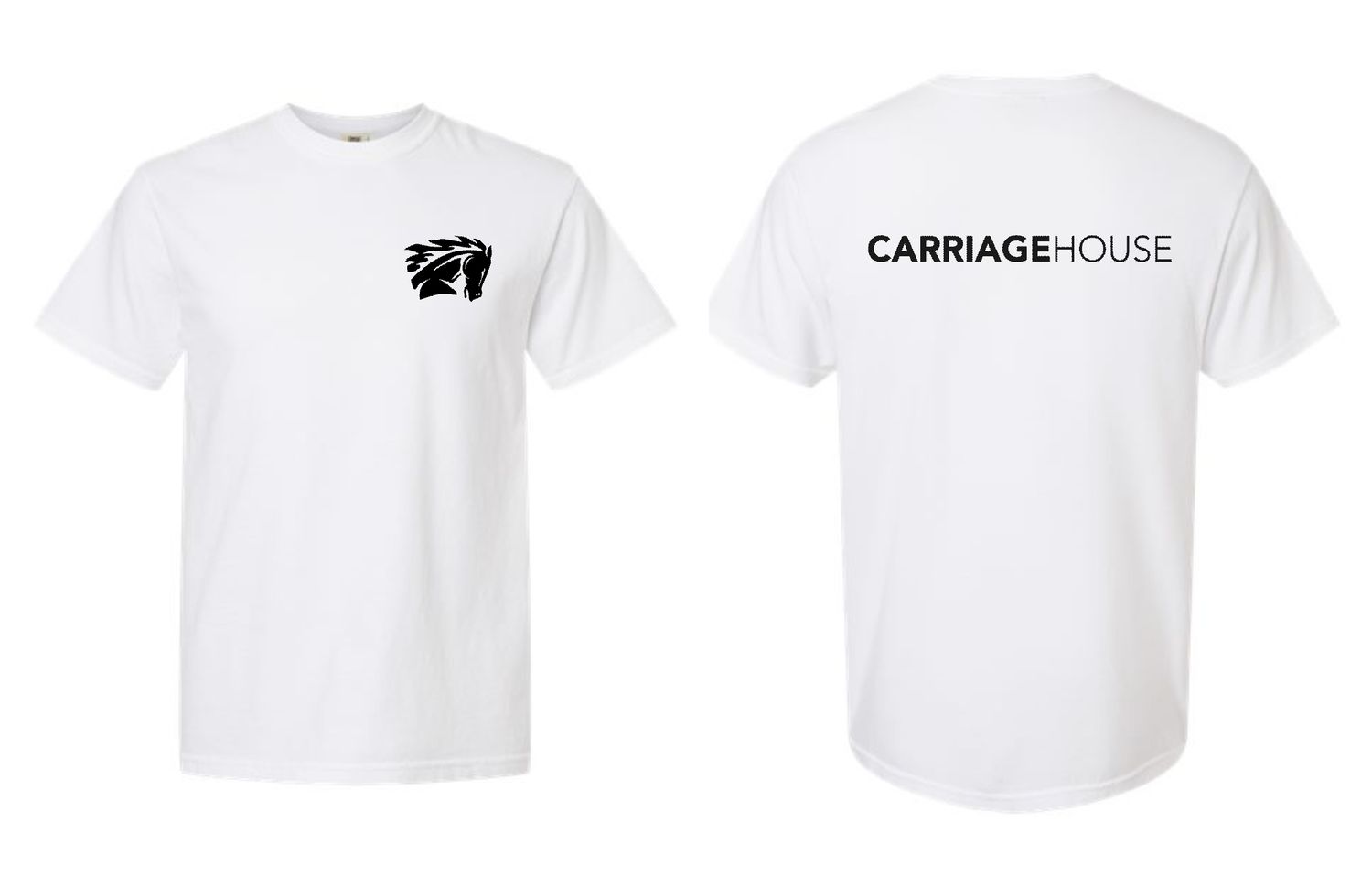 CARRIAGE HOUSE-1717 WHITE Comfort Colors Unisex Garment-Dyed Heavyweight T-Shirt