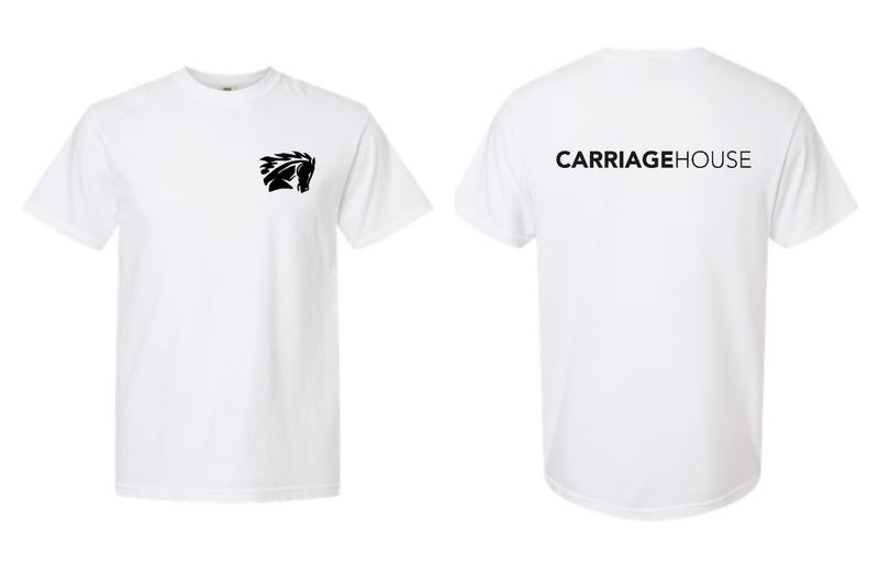 CARRIAGE HOUSE-1717 WHITE Comfort Colors Unisex Garment-Dyed Heavyweight T-Shirt