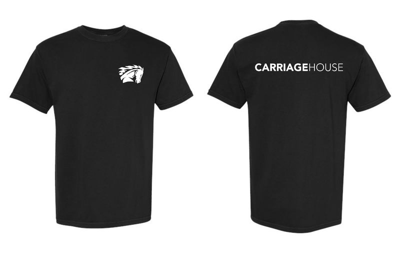 CARRIAGE HOUSE-1717 BLACK Comfort Colors Unisex Garment-Dyed Heavyweight T-Shirt