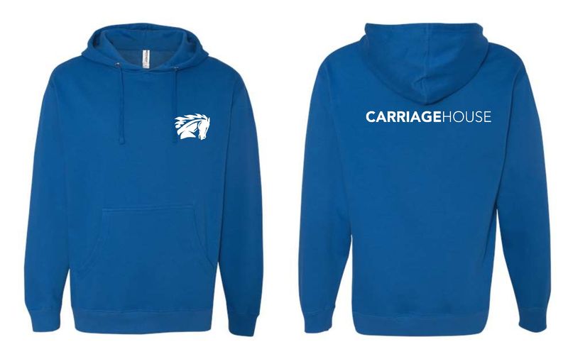CARRIAGE HOUSE-SF500 ROYAL BLUE Gildan Unisex Softstyle® Midweight Hooded Sweatshirt